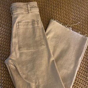 Zara High-Waisted Marine Straight Jeans